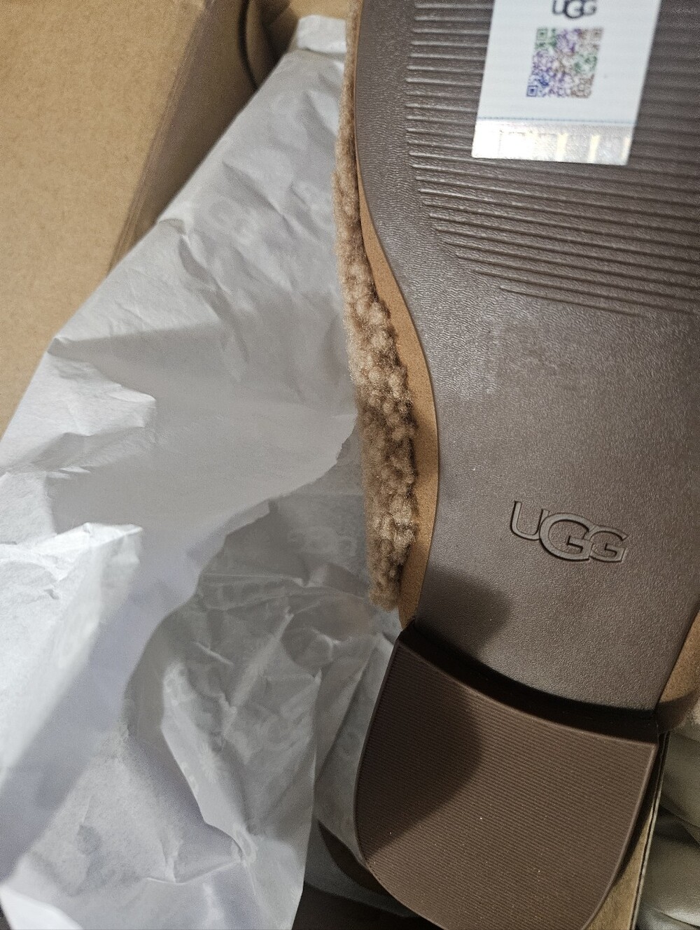 ❤️💘Womens UGG Cozy Janaya Mule Slippers in Chestnut - Size 9.5 - NWOT💕❣️ - Picture 7 of 7